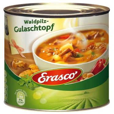 Erasco Forest Mushroom Goulash Pot Pack of 3 x 800 g Tins