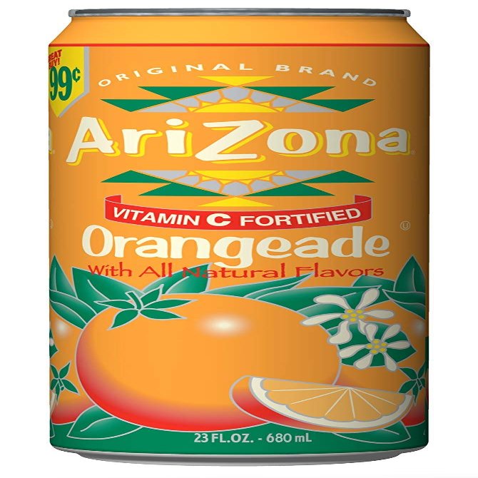 Arizona Orangeade, 23-Ounces (Pack Of 24)