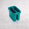Leifheit Combi Box, for Storing and Carrying Cleaning Utensils ideal for Kitchens Bathrooms and Floors, 5 Litre Capacity, Turquoise, Cleaning Tidy Organiser Caddy view 2