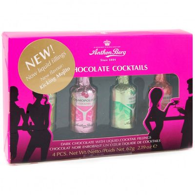 Anthon Berg 4 Chocolate Cocktails Cremes (Pack of 2)