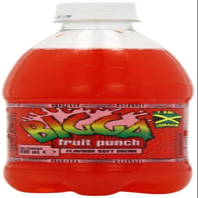 Bigga Fruit Punch 600 ml (Pack of 12)