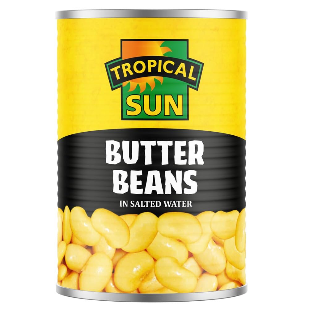 Tropical Sun Butter Beans 400 g (pack of 6)