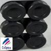 3 Pack Of Stylish Black Standard Contact Lens Soaking Cases view 1