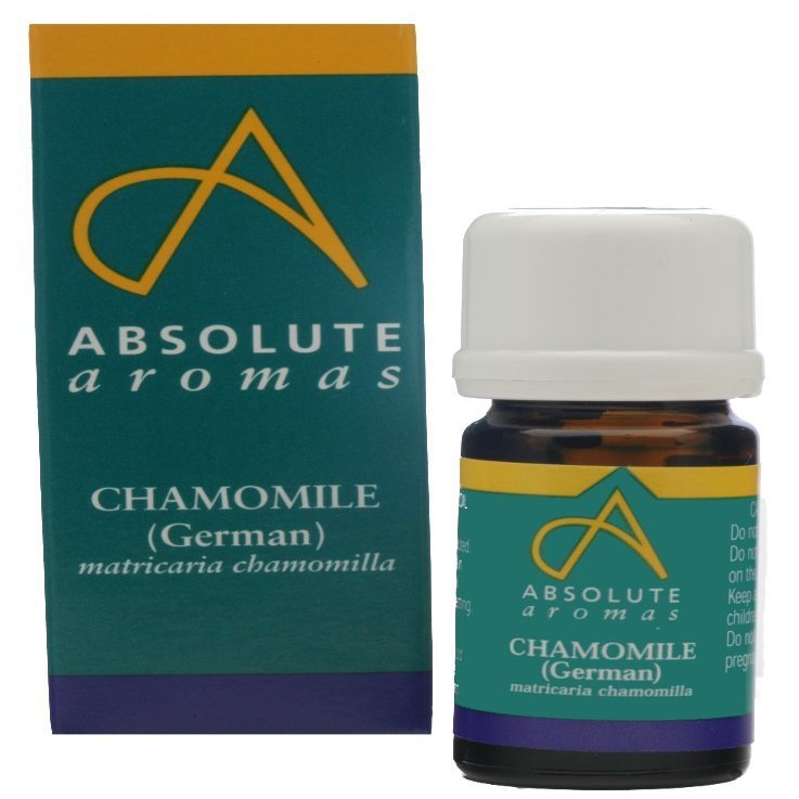 Absolute Aromas German Chamomile Essential Oil (2ml) - 100% Pure, Natural, Undiluted, Cruelty-Free and Vegan  for Aromatherapy, Diffusers, Burners and DIY Beauty Recipes.