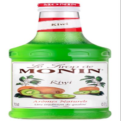 MONIN Premium Kiwi Syrup 700ml for Cocktails and Mocktails. Vegan-Friendly, Allergen-Free, 100% Natural Flavours and Colourings