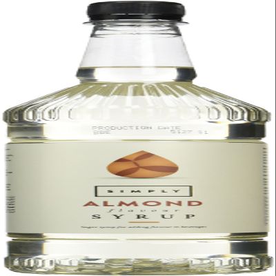 Simply Almond Syrup, Vegan & Nut Free Flavoured Syrup for Coffee, Cocktails & Baking (1 Litre)