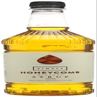 Simply Honeycomb Syrup, Vegan & Nut Free Flavoured Syrup for Coffee, Cocktails & Baking (1 Litre)