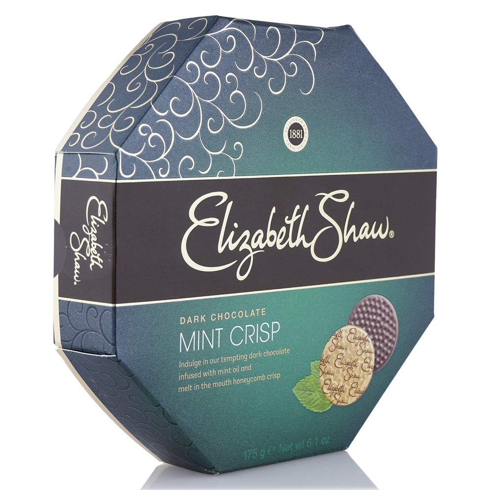 Elizabeth Shaw Dark Chocolates Mint Crisp Chocolates, 175g