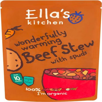 Ella's Kitchen Caribbean Chicken with Rice & Beans, Stage 2 (7+ months), Pack of 7, 1330g