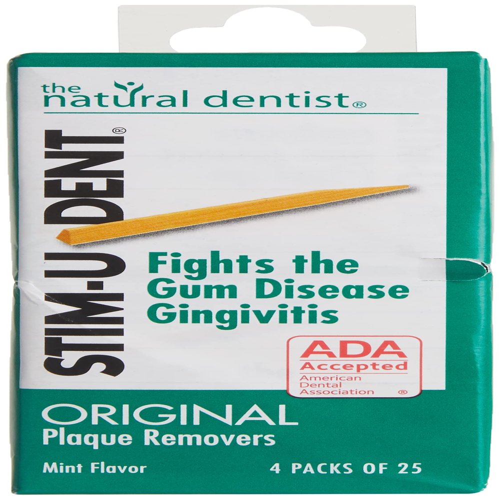 Stim-U-Dent Mint Plaque Removers, 100 Count