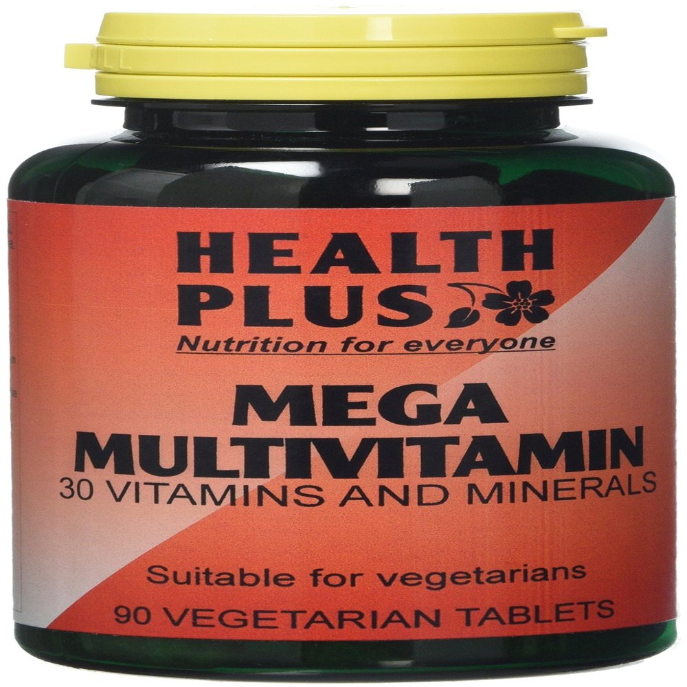 Health Plus Mega Multivitamin One-a-day Multivitamin Supplement - 90 Tablets