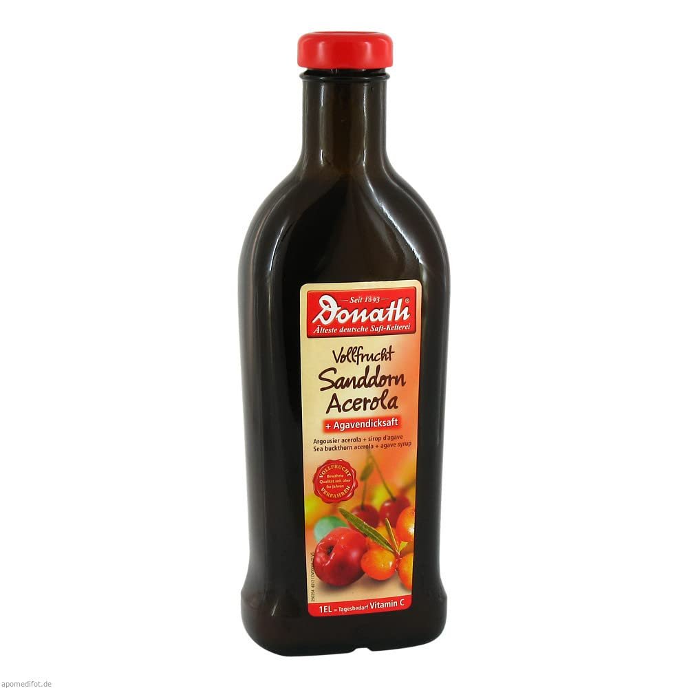 Donath Full Fruit Seabuckthorn Acerola and Agave Thick 500 ml Juice