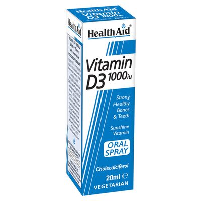 Health Aid Vitamin D3 1000iu Spray 20ml