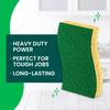 Scotch-Brite Heavy Duty Scrub Sponge, 6 Kitchen Sponges Designed for Tough Messes in the Kitchen that Last 3X Longer*, Best for Cast Iron Skillets and Outdoor Grills, Flexible, Durable, and Strong view 2