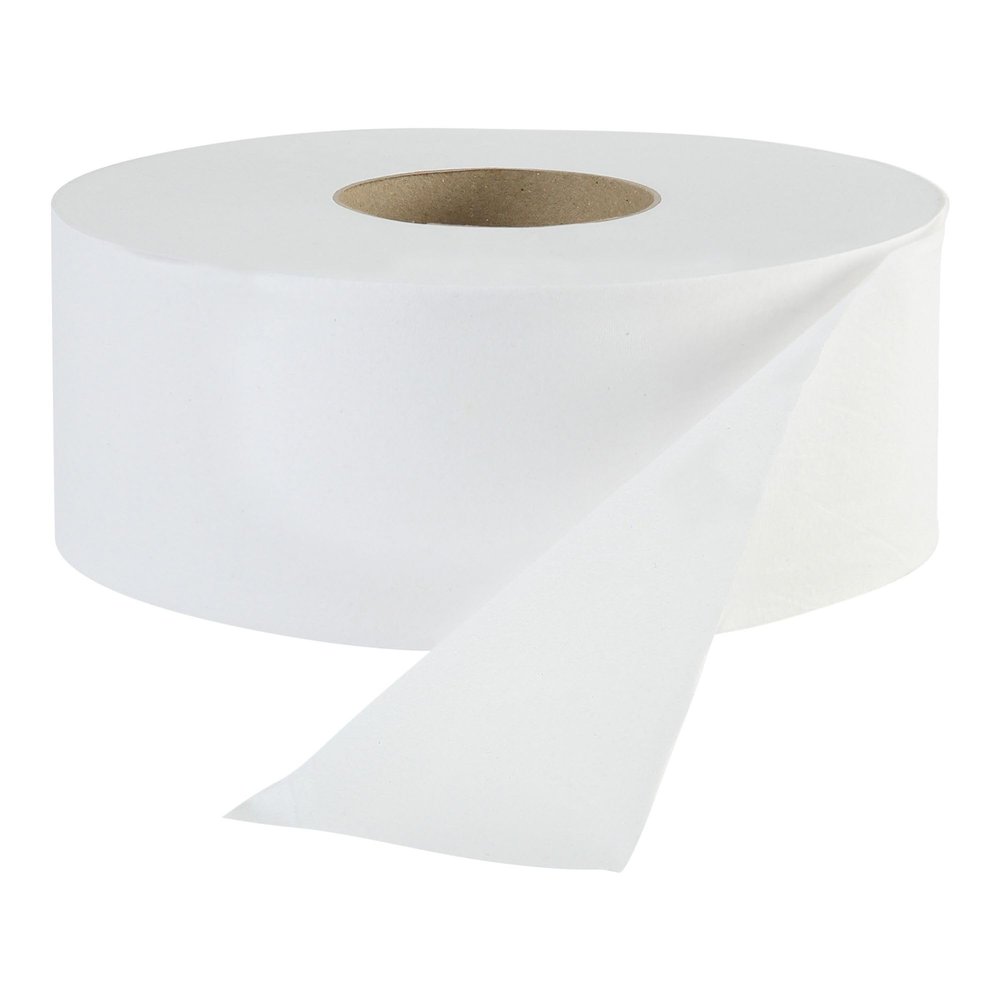 Boardwalk 6101 JRT Jr. Bath Tissue, Jumbo, 1-Ply, 3 5/8-Inch x 2000ft, 9-Inch dia, White, 12/Carton