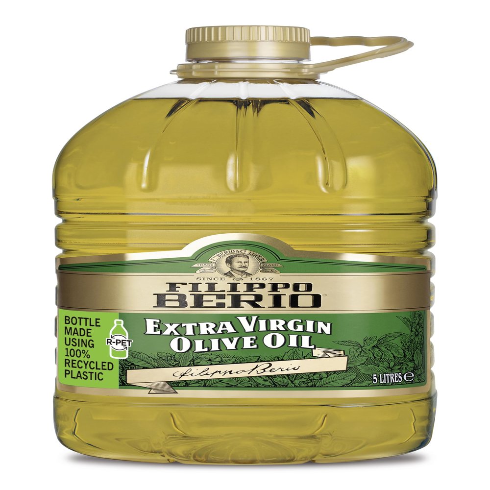 Filippo Berio Extra Virgin Olive Oil, Large Bottle (5 Litres)