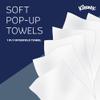Kleenex Paper Towels 6088, 18 Pop-Up 1-Ply White Folded, Ultra Soft, Tear-Resistant, Absorbent, 18 Boxes x 70 (1,260 Towels Total) view 4