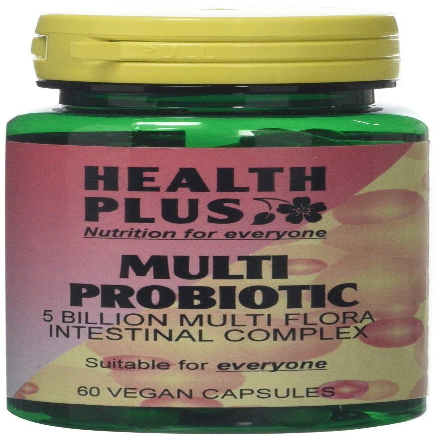 Health Plus Multi Probiotic 5 Billion High Strength Multi-strain Probiotic Digestive Health Supplement - 60 Capsules
