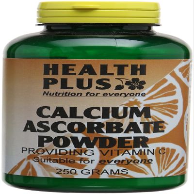 Health Plus Calcium Ascorbate Powder Vitamin C Supplement - 250g