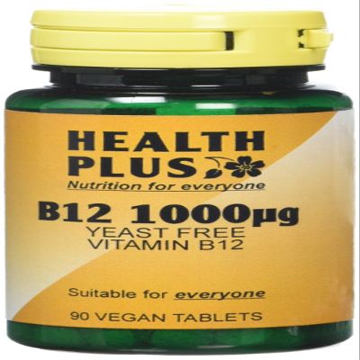 Health Plus B12 1000g Vitamin B Supplement - 90 Tablets