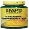 Health Plus Evening Primrose Oil 500mg (9% GLA) : Omega-6 Supplement - 90 Capsules, in a planet-friendly 99% recycled pot view 1
