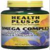 Health Plus Omega Complex Omega-3 & Omega-6 Supplement - 90 Capsules view 1