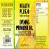 Health Plus Evening Primrose Oil 500mg Omega-6 Supplement - 180 Capsules view 2
