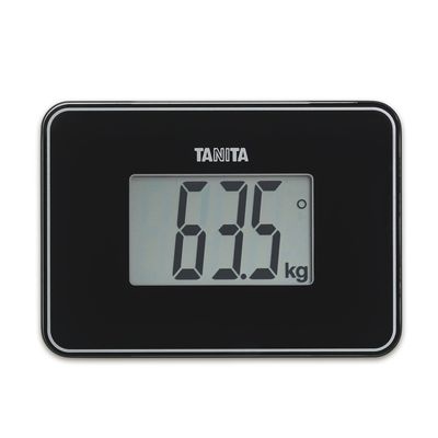 TANITA HD-386 Ultra-Compact Travel Scale with Large LCD Display | Worlds Smallest Design | 150 kg Capacity | Lightweight Digital Scale for Home & On-the-Go