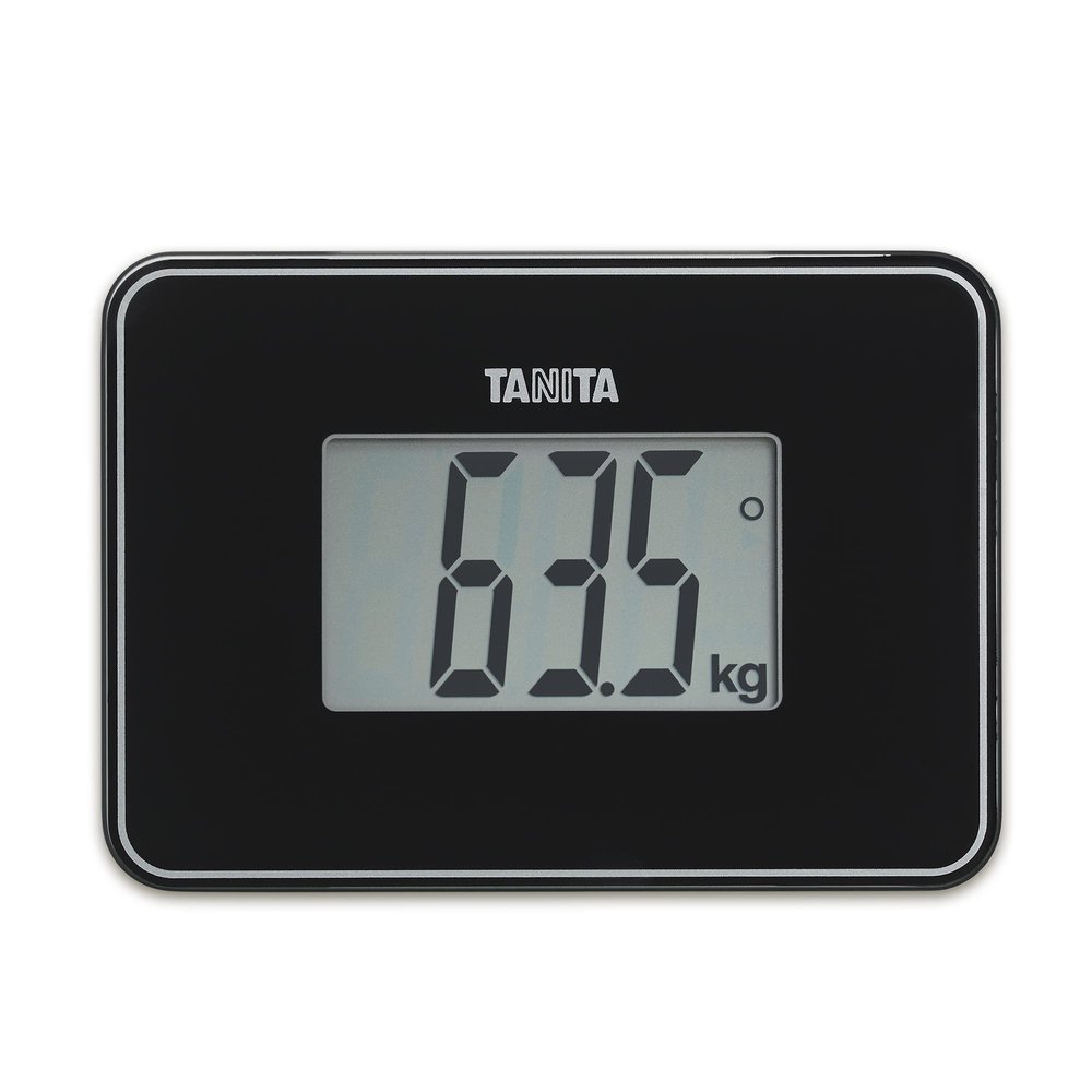 TANITA HD-386 Ultra-Compact Travel Scale with Large LCD Display | Worlds Smallest Design | 150 kg Capacity | Lightweight Digital Scale for Home & On-the-Go
