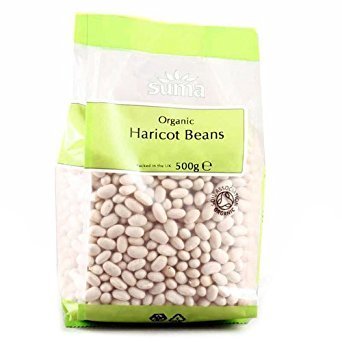 Haricot Beans Organic 500g Dried Pulse Suma