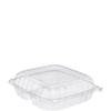 Dart C95PST3 OPS Lg Clear 3 Comp Hinged Container, 8.9 X 9.4 in (Case of 200) view 1