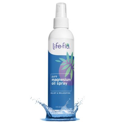 Life-Flo Pure Magnesium Oil | 100% Pure Magnesium Chloride Spray from Ancient Zechstein Seabed | for Relaxing & Rejuvenating Muscles & Joints | 8oz