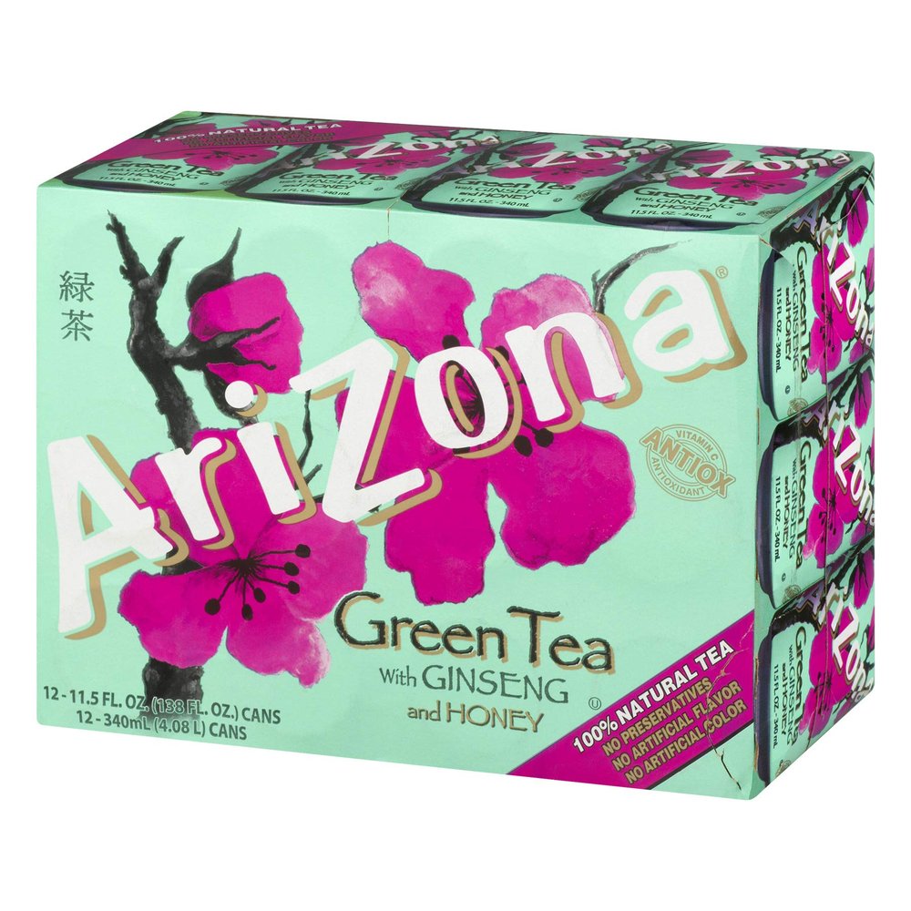 AriZona Green Tea, 11.5-Ounce 12