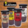 Old Trapper Teriyaki Double Eagle Beef Jerky | Traditional Style Real Wood Smoked Made From 100% Lean Beef | 1 Jar (80Piece), 80Count view 4