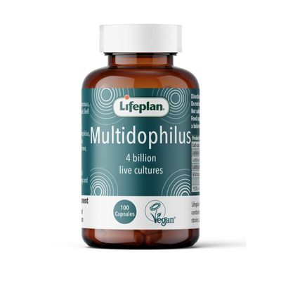 Lifeplan Multidophilus probiotic Supplement - 100 Capsules - 212 Grams