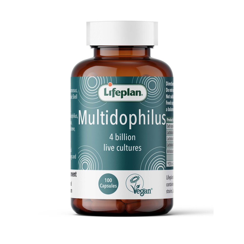 Lifeplan Multidophilus probiotic Supplement - 100 Capsules - 212 Grams