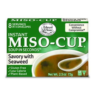 Edward & Sons Miso-Cup With Seaweed ( 12X2.5 Oz)