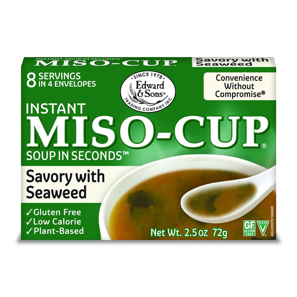 Edward & Sons Miso-Cup With Seaweed ( 12X2.5 Oz)