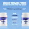 For Goodness Shakes Vanilla Recovery Powder, 16g Protein per 75g, Zero-Fat & High Carb With Protein, Folic Acid & Niacin, Post Workout Protein Powder, 20 servings, 1.4 kg view 3