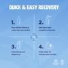 For Goodness Shakes Vanilla Recovery Powder, 16g Protein per 75g, Zero-Fat & High Carb With Protein, Folic Acid & Niacin, Post Workout Protein Powder, 20 servings, 1.4 kg view 4