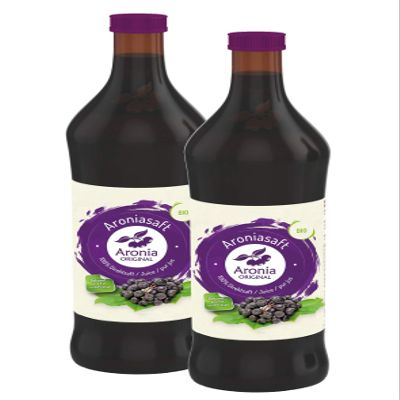 Aronia ORIGINAL Organic Aronia Juice 100% (NFC), 2x 700 ml