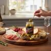 Epicure Mediterranean Queen Olives Stuffed Garlic, Premium Staple Wholesome Cuisine, 235 g (Pack of 6) view 4