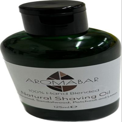 Natural Shaving Oil Cedarwood Sandalwood Patchouli & Lemon 125ml