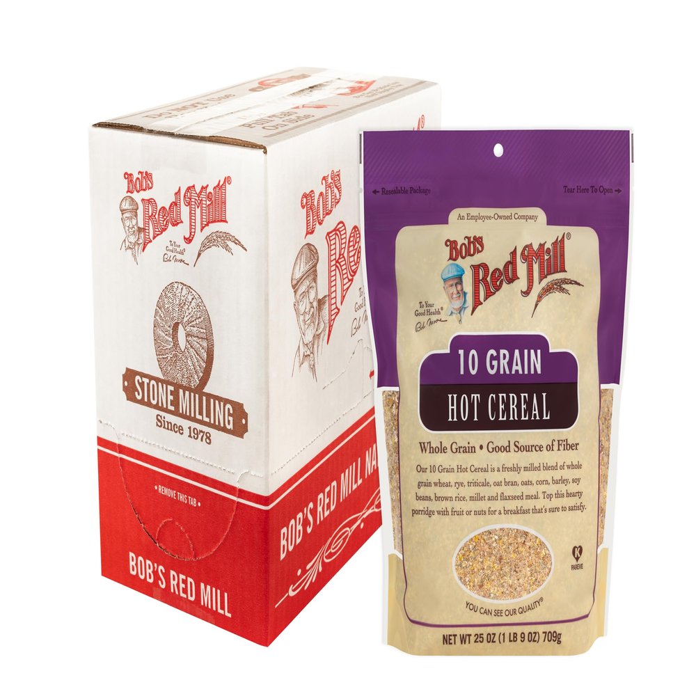 Bob's Red Mill Cereal, 10 Grain Hot, 25 Ounce (Pack of 4)