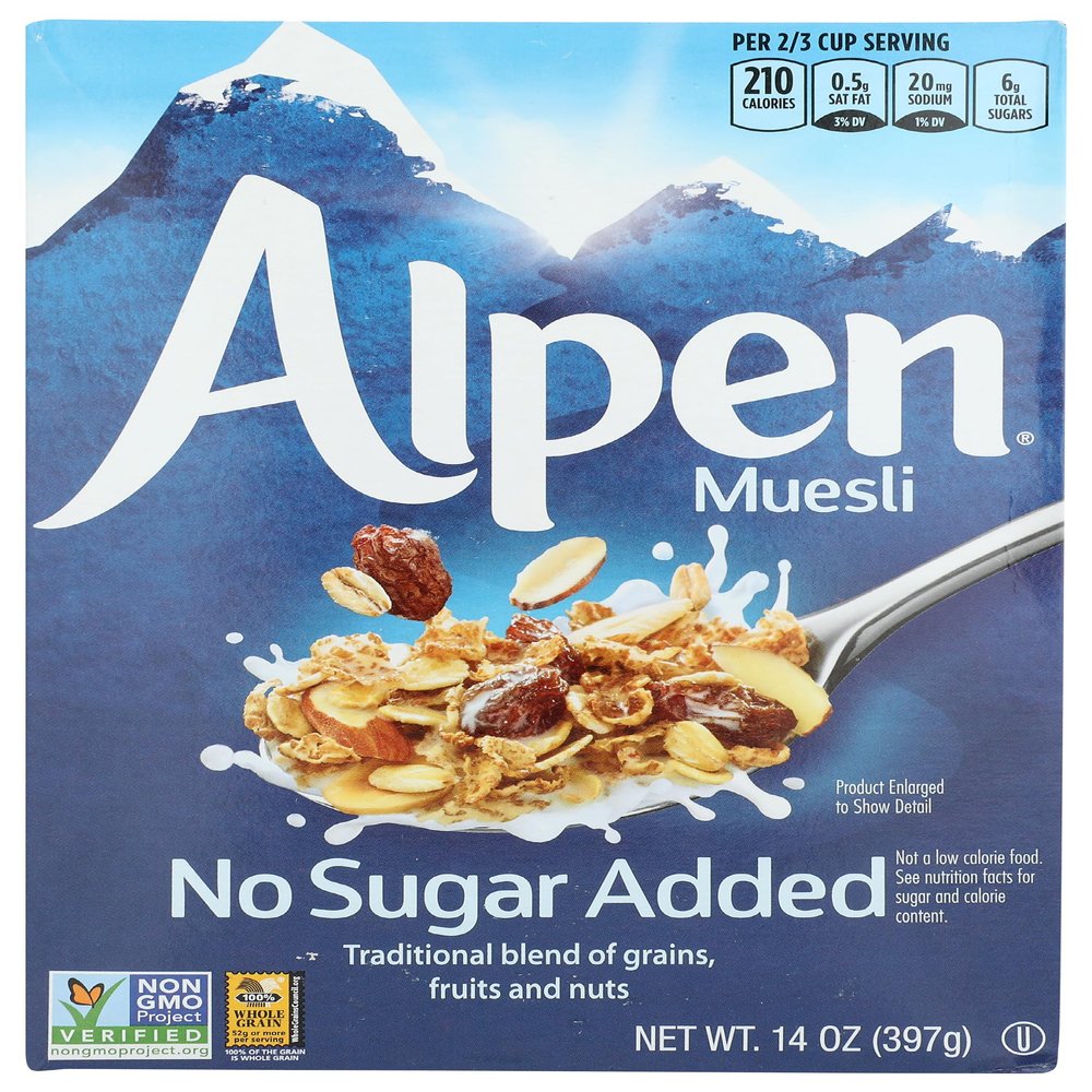 Alpen One 14Oz. Cereal No Sugar Added