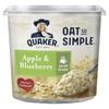 Quaker Oat So Simple Apple and Blueberry Porridge Pots, 57 g, Pack of 8 view 2