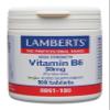 Lamberts Vitamin B6 50mg  High Strength Pyridoxine  100 Vegan Tablets view 1