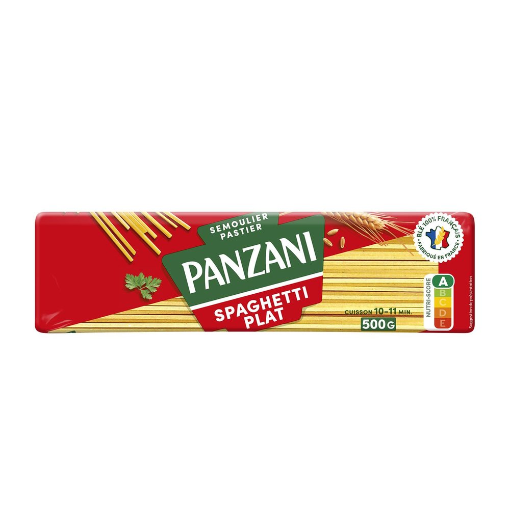 PANZANI spaguetti flat 500gr