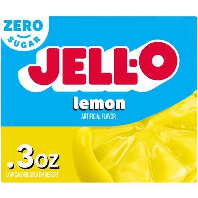 JELL-O JELLO Jell-O Sugar Free Lemon Low Calorie Gelatin Dessert 1 X 8.5g Box Jello, 1 Units