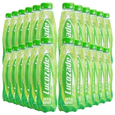 Lucozade Energy Apple Drink 380 Ml (pack Of 24)